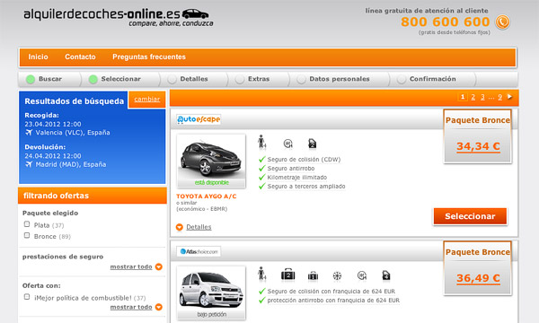 Búsqueda de coche de Valencia a Madrid Búsqueda de coche de Valencia a Madrid