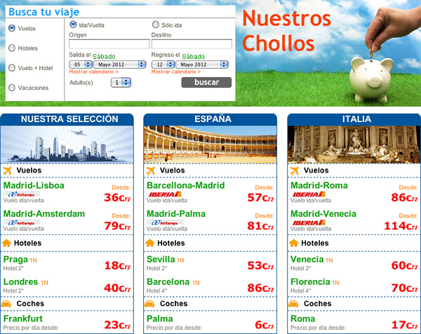 Encuentra tu chollo! Encuentra tu chollo!