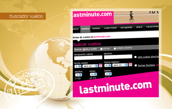 Buscador de vuelos Lastminute