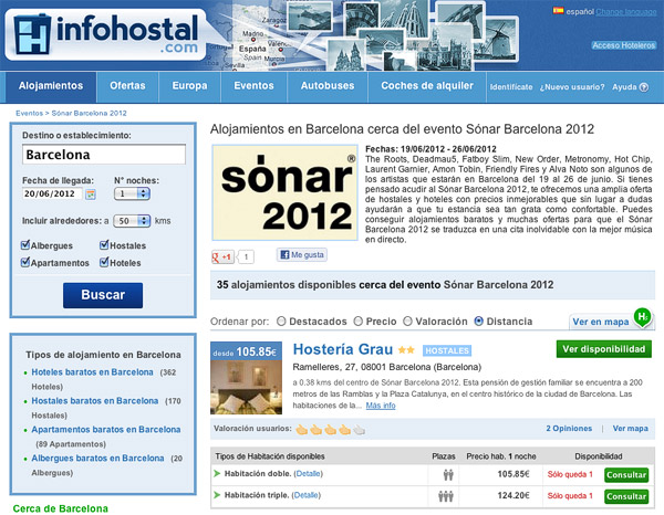 Buscador por alrededores de eventos Buscador por alrededores de eventos